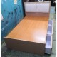 Four-foot hydraulic drawer cabinet bed (65% new)////SOLD