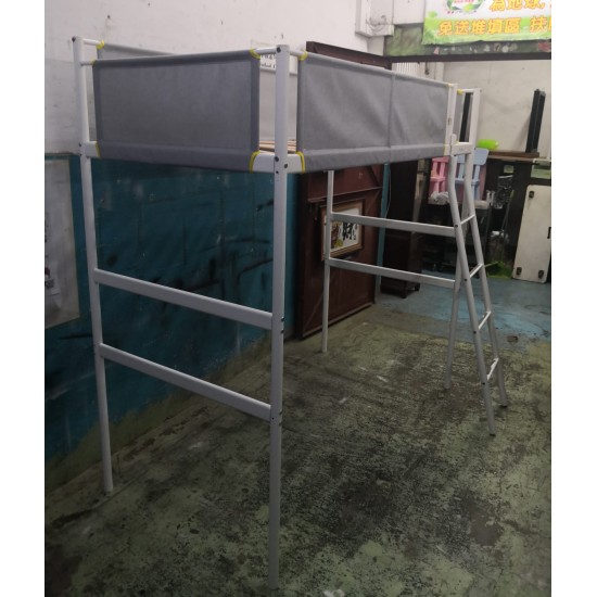 Iron loft bed (70% new)///////SOLD