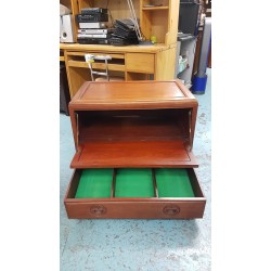 中式花梨儲物櫃 (有轆)