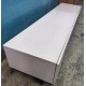 white lacquer six-foot TV cabinet (65% new)