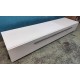 white lacquer six-foot TV cabinet (65% new)