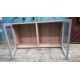 Beautiful four-foot glass cabinet (80% new)