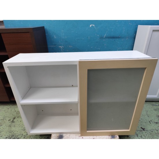 Custom-made plywood wall cabinets (70% new)