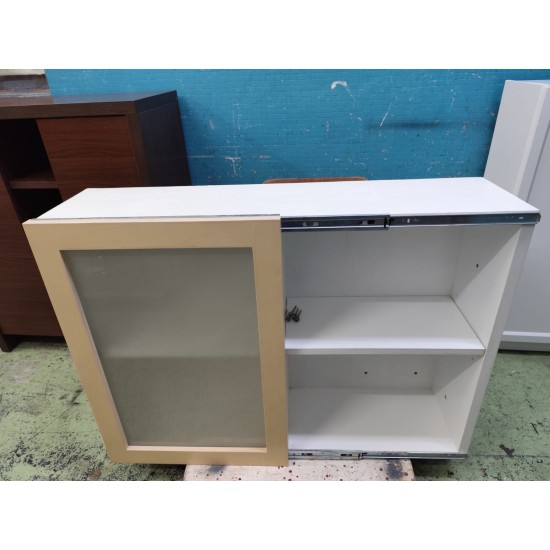 Custom-made plywood wall cabinets (70% new)