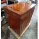Refurbished rosewood three-drawer cabinet