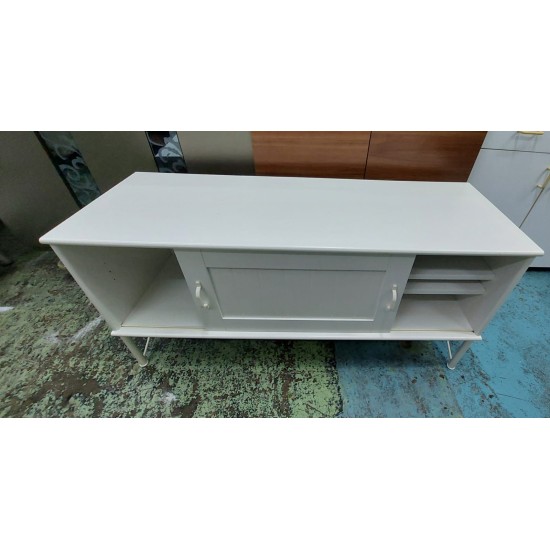 Pure white TV cabinet (70% new)