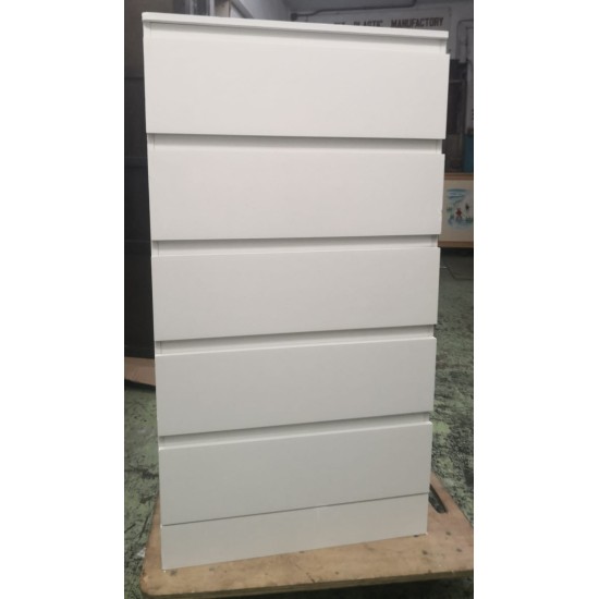 Practical five-drawer cabinet (60% new)