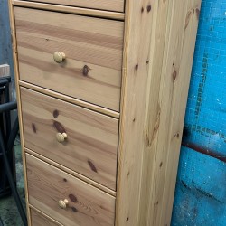 松木五桶櫃 (key) (75%新)