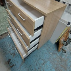 紅蘋果四桶櫃 (75%新)//////售罄