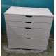 純白四桶櫃(75%新)