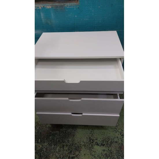 純白四桶櫃(75%新)