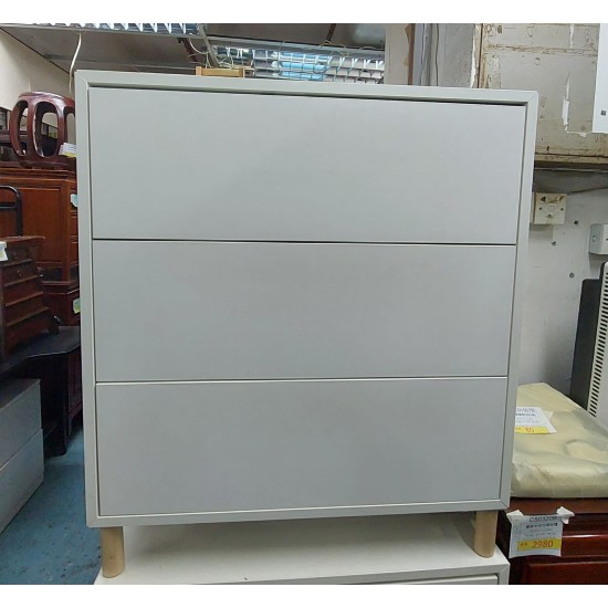 純白三通櫃(70%新)