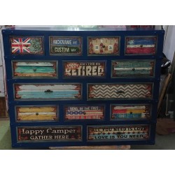 懷舊特色桶櫃(75%新)