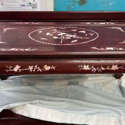 中式翻新貝殼花實木茶几 