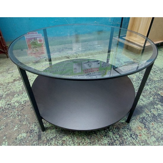 圓形玻璃茶几 (75%新)