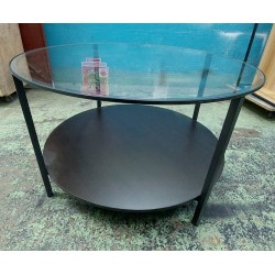 圓形玻璃茶几 (75%新)