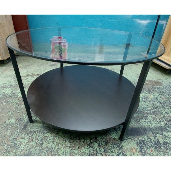 圓形玻璃茶几 (75%新)