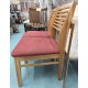 2  solid wood dining chairs (75% new)