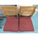 2  solid wood dining chairs (75% new)