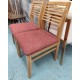 2  solid wood dining chairs (75% new)