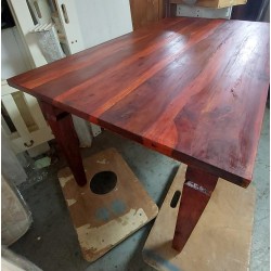 中式翻新實木餐枱 