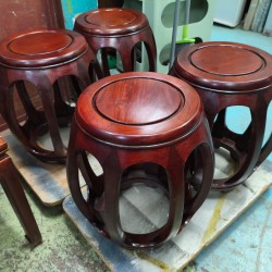 四張花梨翻新燈籠櫈