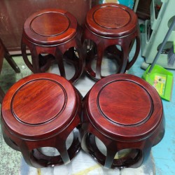 四張花梨翻新燈籠櫈