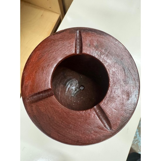 翻新紅木貝殼花煙灰盅