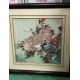 牡丹花刺繡畫(70%新)