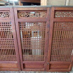 中式翻新實木屏風