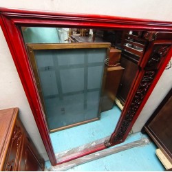 中國紅中式鏡 (70%新)