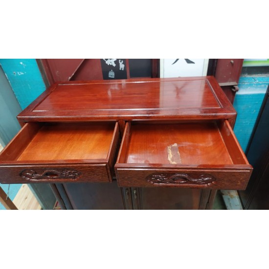 Chinese rosewood refurbished shoe cabinet
