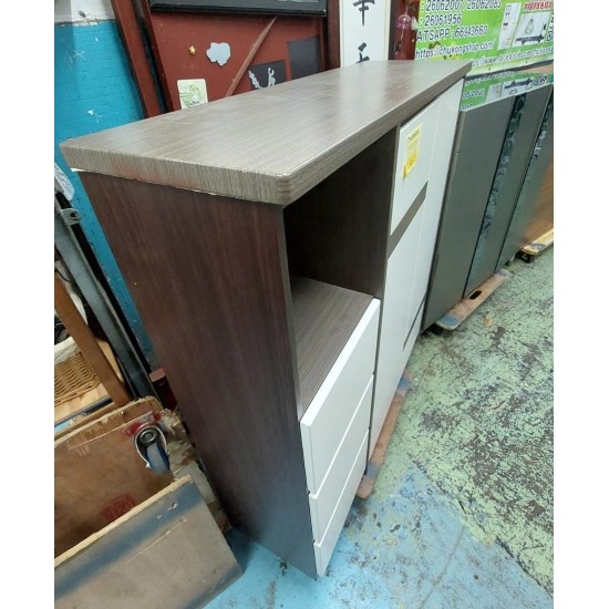 Custom-made double-sided shoe cabinet (70% new)