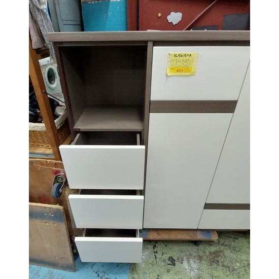 Custom-made double-sided shoe cabinet (70% new)