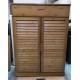 Solid wood shoe cabinet (75% new)