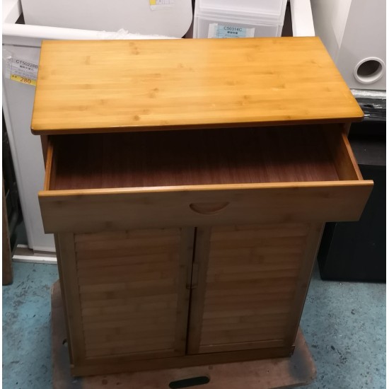 Solid wood shoe cabinet (75% new)