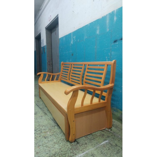 Wooden Sofa Bed (70% New)-己售(SOLD)