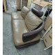 Zimani leather sofa (65% new)