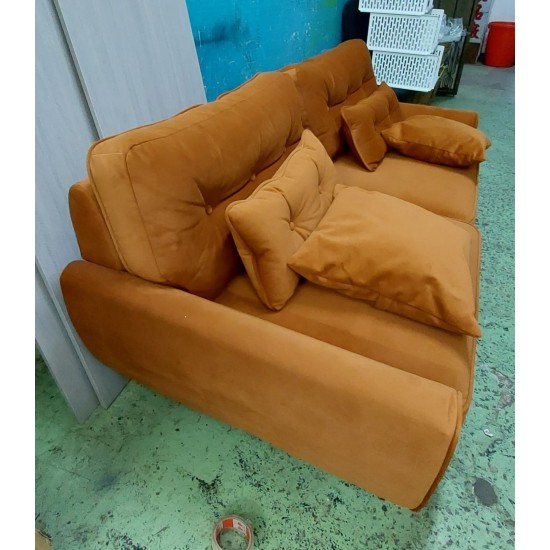 New clean fabric sofa (80% new)
