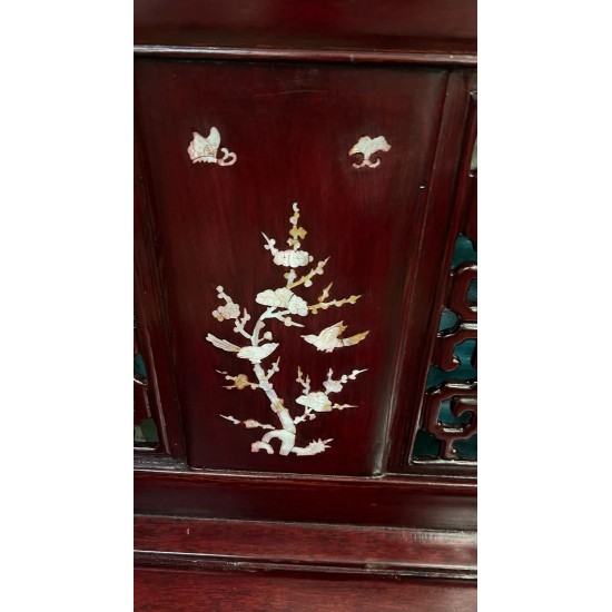 中式翻新實木貝殼花梳化 ///////售出
