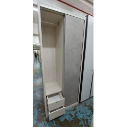 三尺趟門衣櫃(70%新)