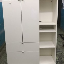 純白儲物櫃 (70%新) 