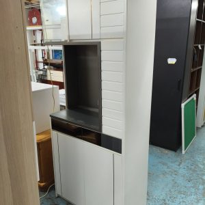 Custom-made 3-foot storage shoe cabinet (75% new)