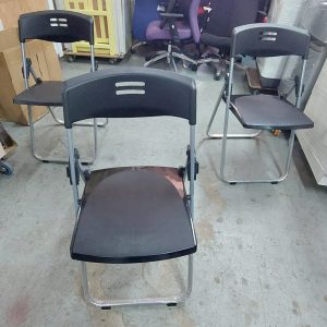 Three folding stools (75% new)