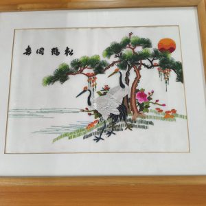 Embroidered painting (80% new)