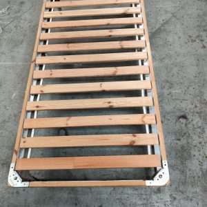 Solid wood 3-foot bed frame (75% new)