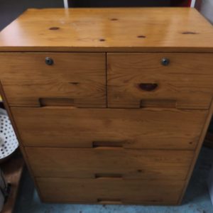 Pine Wood Five-Barrel Cabinet (70% New)