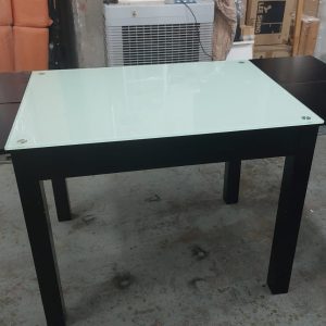 Opening glass dining table (70% new)