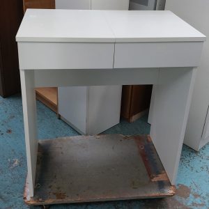 Pure white dressing table (70% new)
