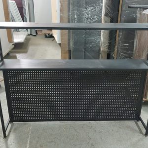 Iron shelves on the desk (75% new)